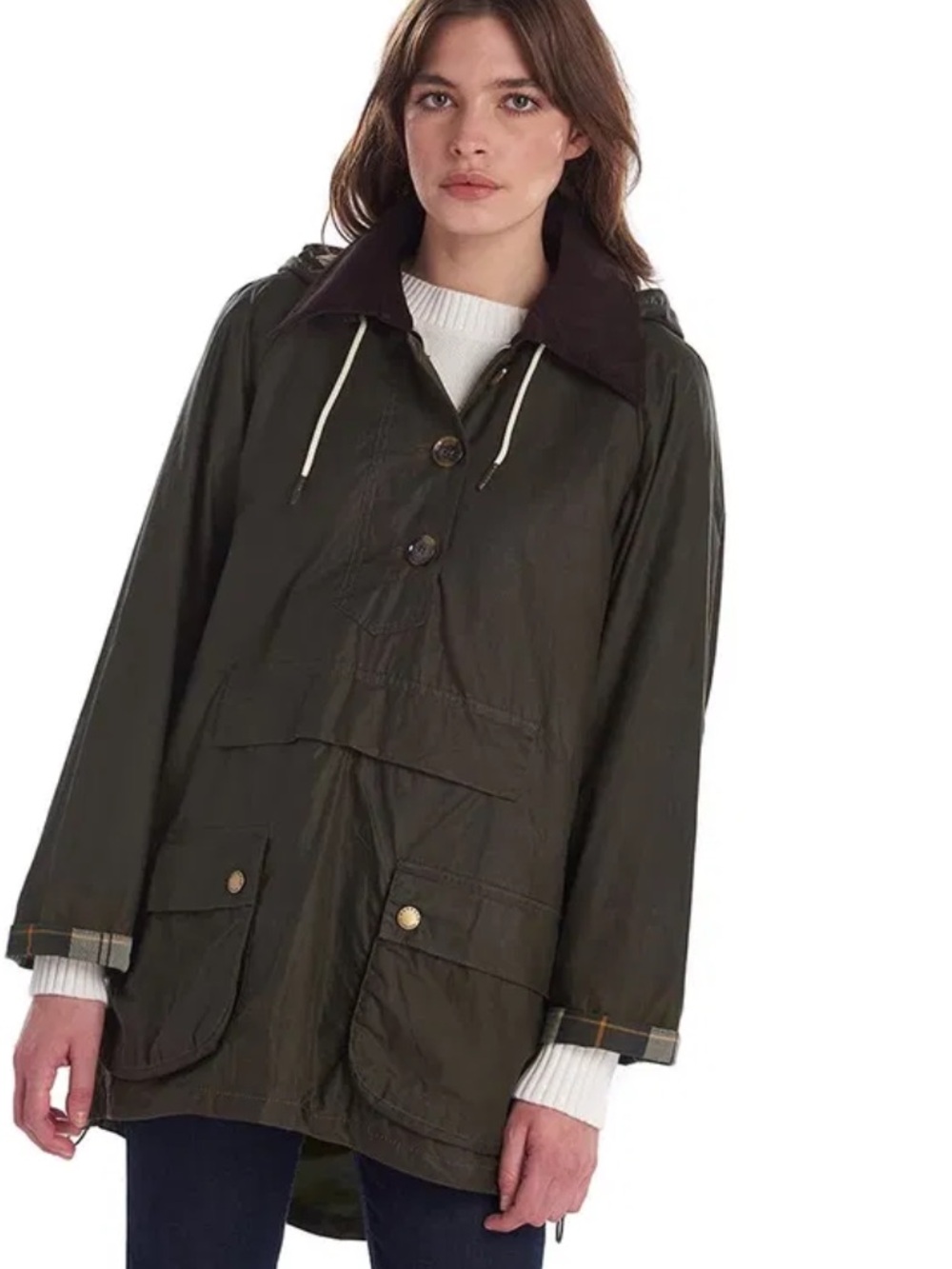 Barbour by ALEXACHUNG Coco Waxed Cotton Jacket
